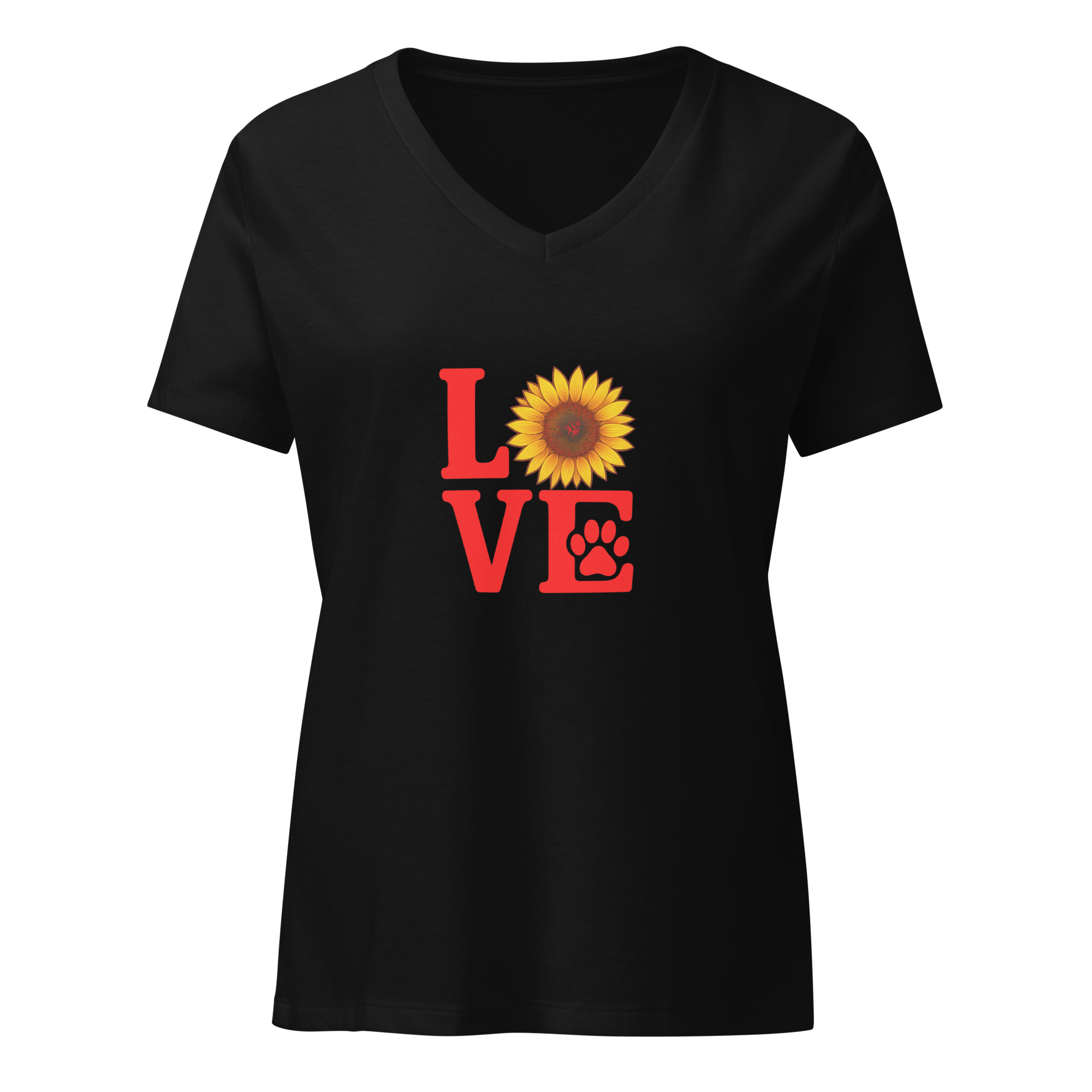 Love Paw Print Sunflower 2 Love Paw Print Sunflower - Image 2