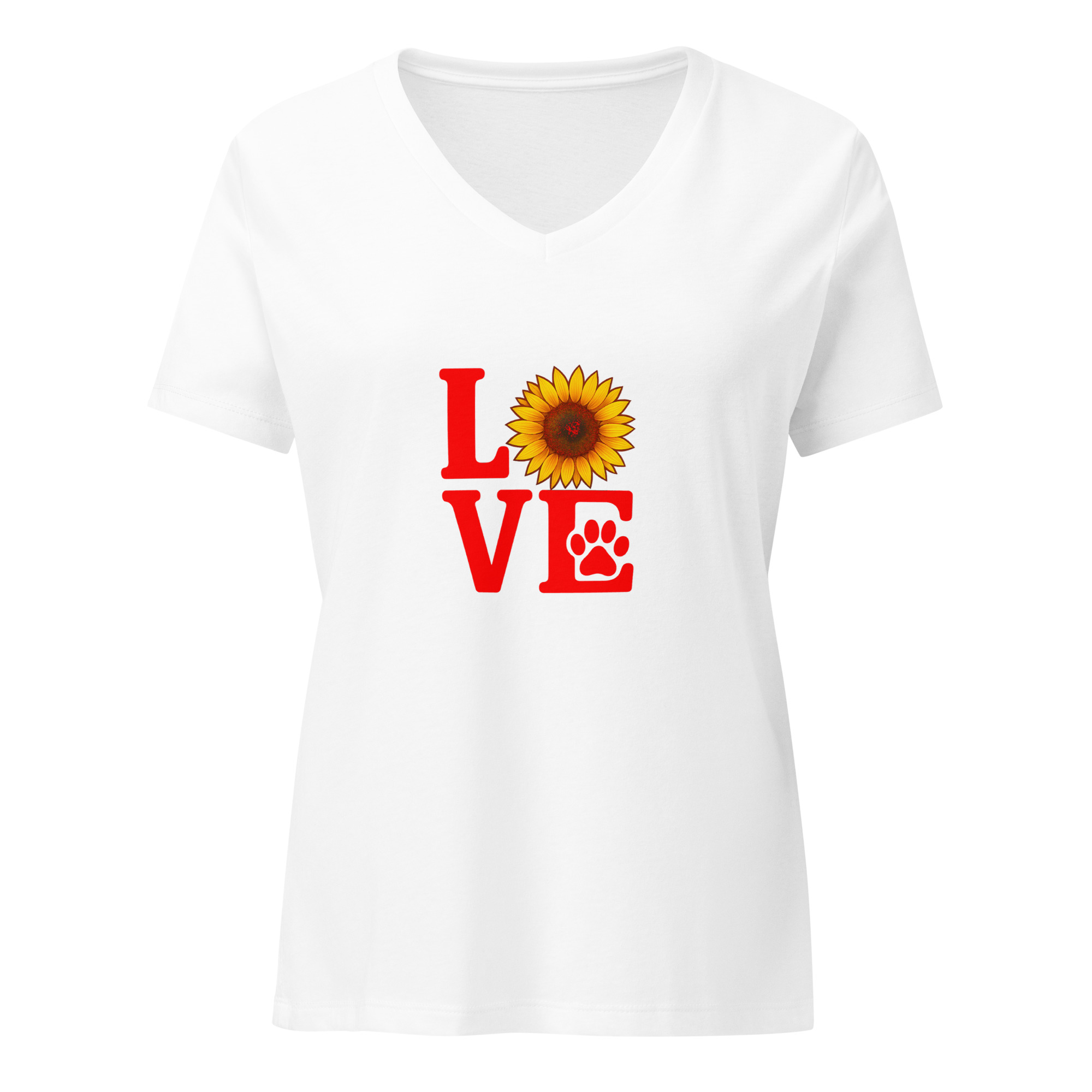Love Paw Print Sunflower 5 Love Paw Print Sunflower - Image 5