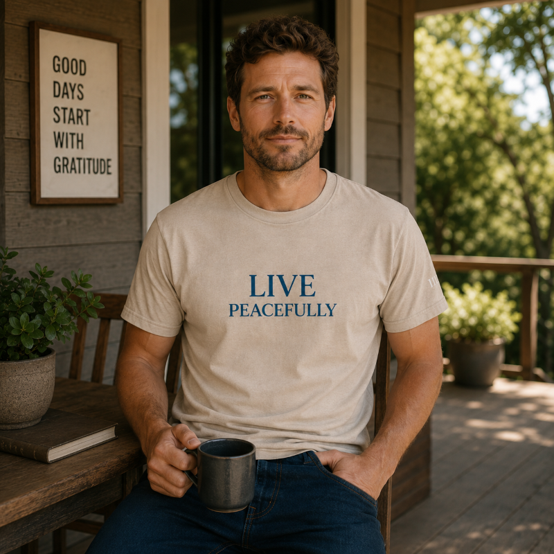Live Peacefully men 1