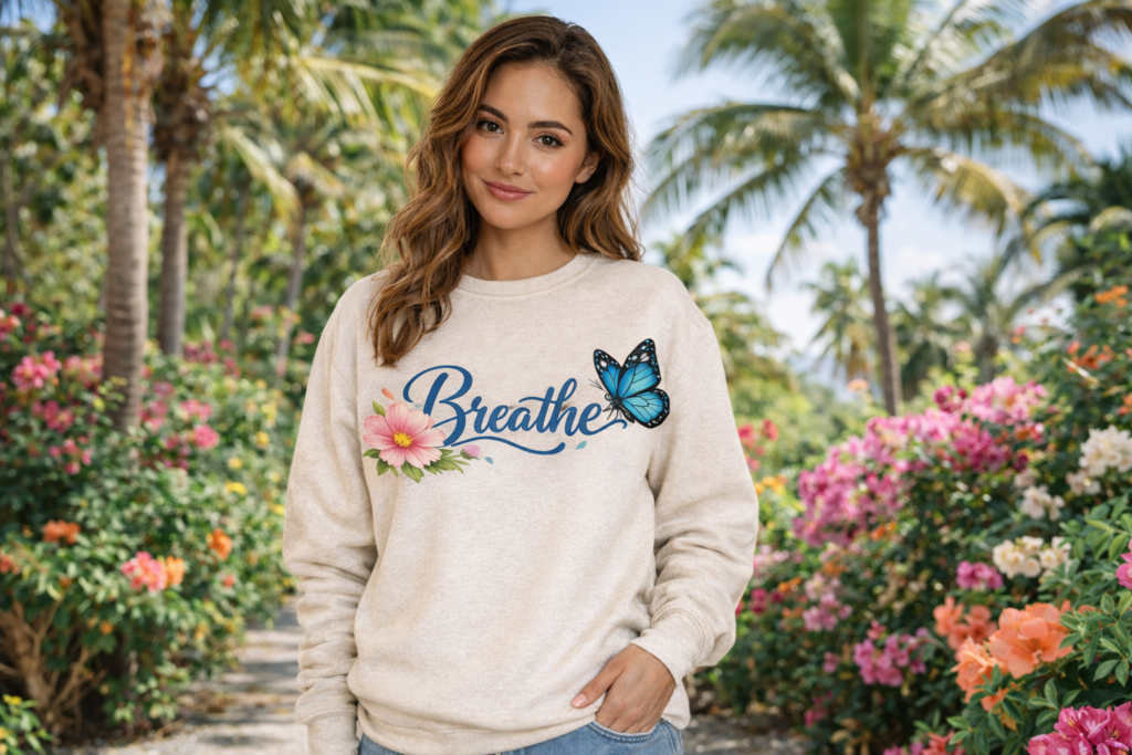 Breathe: A Simple Reminder That Can Change Everything 4 Tropical smile and vibrant blooms