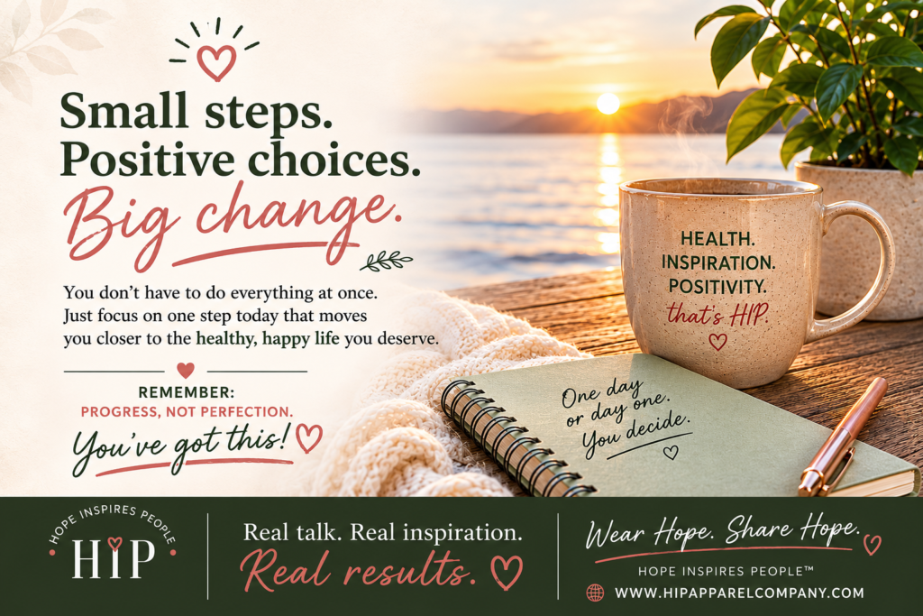 Small Steps. Positive Choices. Big Change. 2 Small Steps Positive choices 1