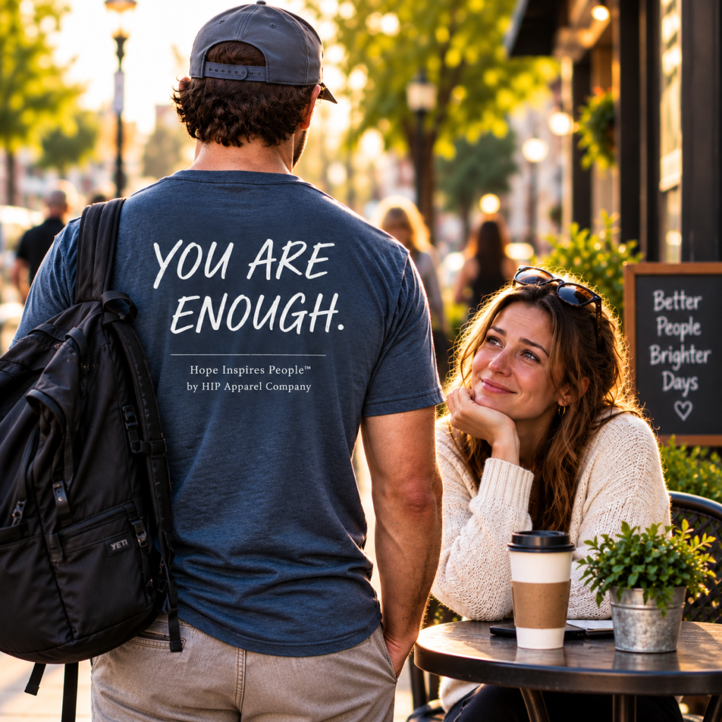 You Are Enough. with swoosh underneath